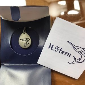H. Stern pewter Marlin charm